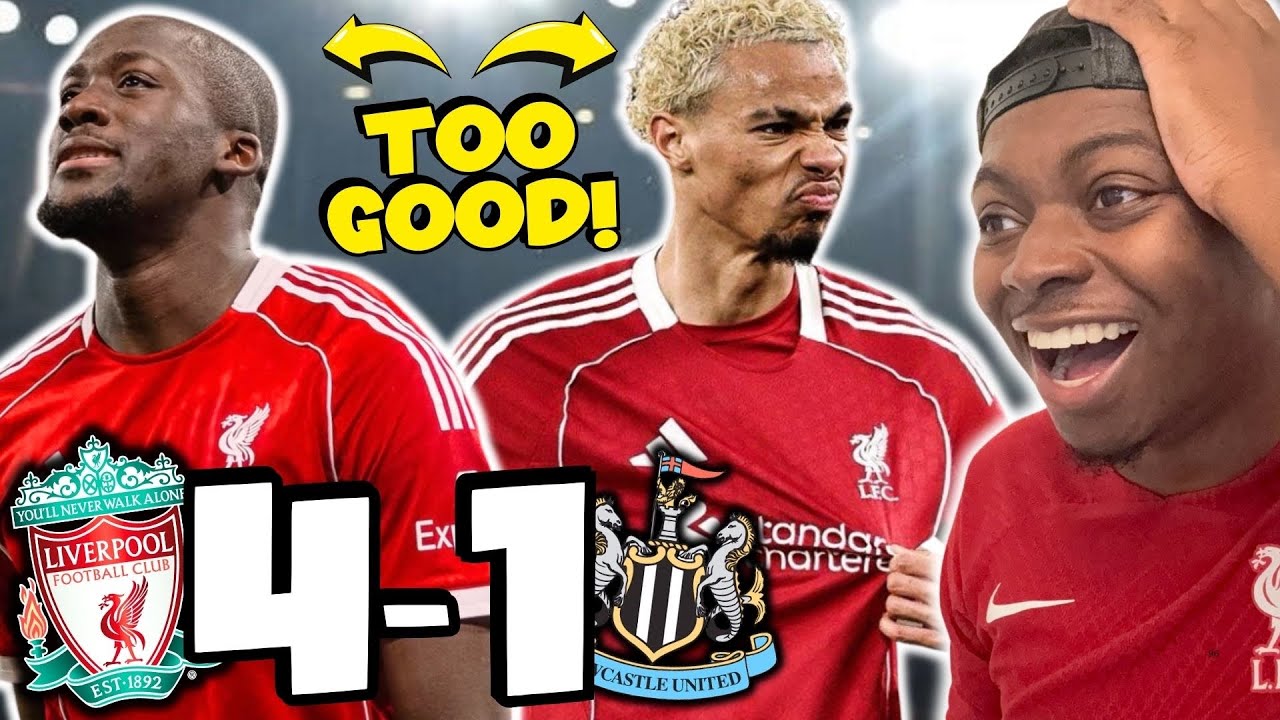 Мастер-класс Угоала Экитике и Вирца! Реакция на матч «Ливерпуль» — «Ньюкасл» (4:1)!