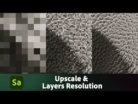Enhance Material Details w/ Upscale & Layer Resolution Modes in Substance 3D Sampler | Substance 3D
