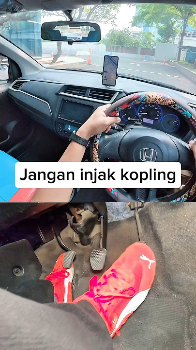 It's actually dangerous if you step on the clutch