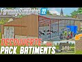 Dcouverte du pack de 60 batiments de blacksheep modding  farming simulator 22 