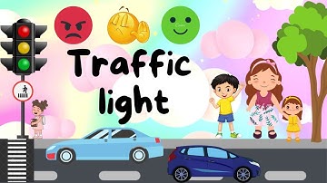 Traffic lights song | red ,green , yellow light | Road safety rules for kid