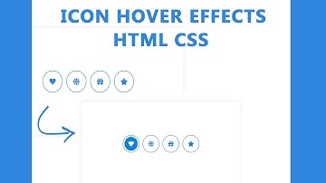 Social icon hover effects in CSS | icon hover | icon hover animation CSS | icon hover effect | Let