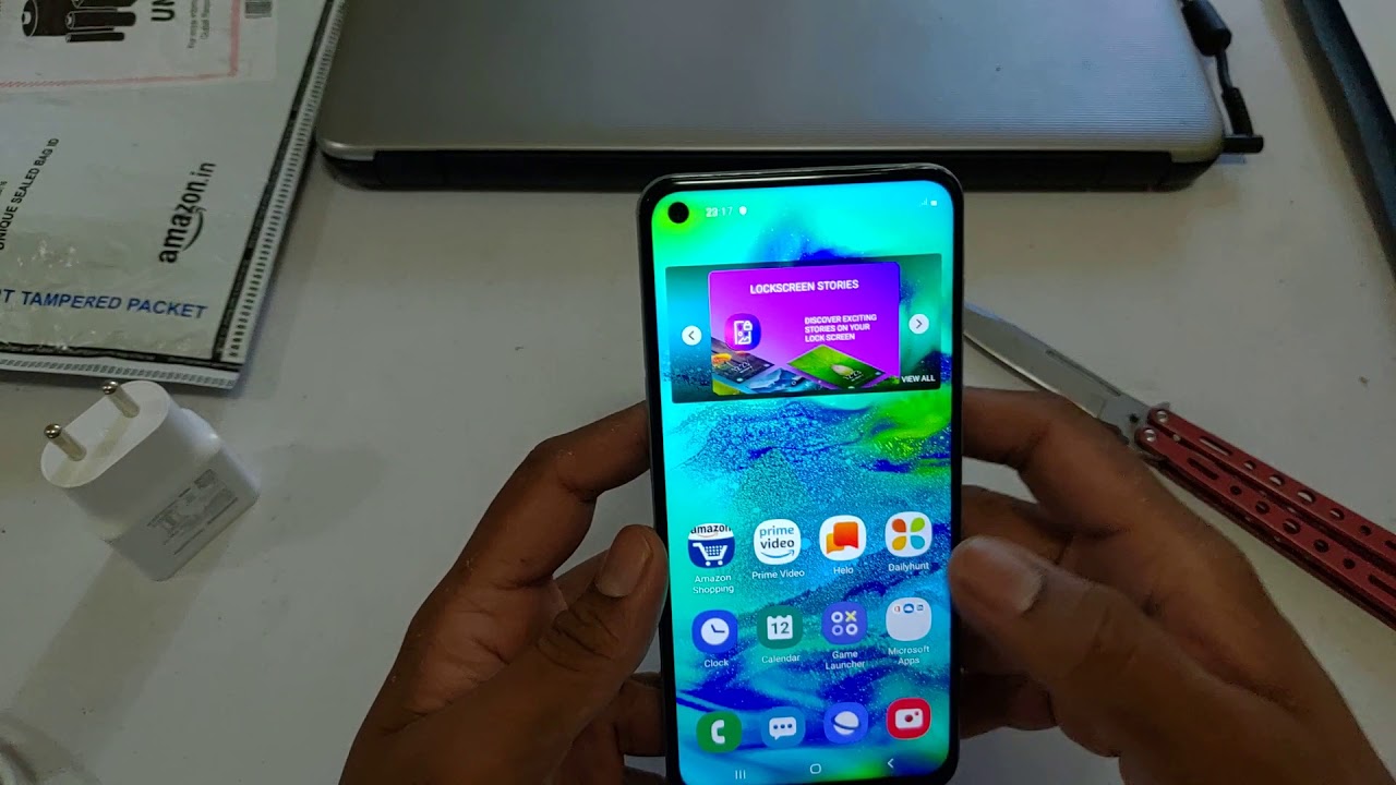 Samsung Galaxy M40 - Unboxing - Quick Hands On Review - Seawater Blue Color