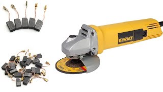 How to change carbon brush in angle grinder Dewalt 801 model angle grinder repairing carbon changing