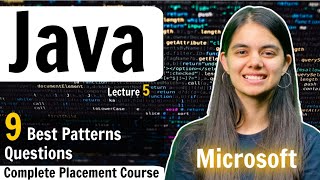 9 Best Patterns Questions In Java (for Beginners) | Java Placement Course | Lecture 5 screenshot 4