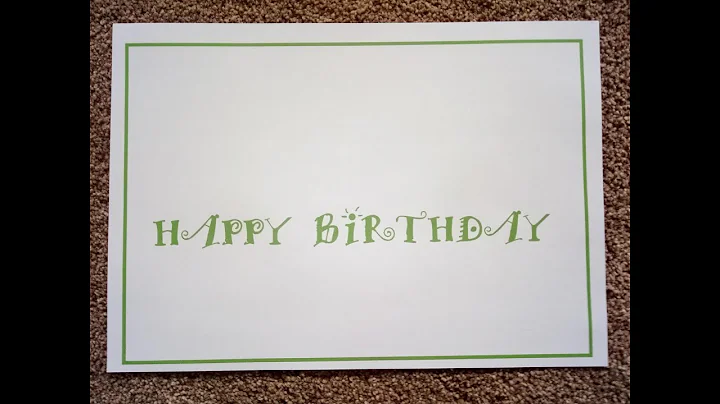 Happy Birthday - Teresa Dobson