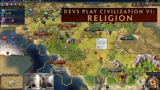 CIVILIZATION VI - Devs Show Off Religion