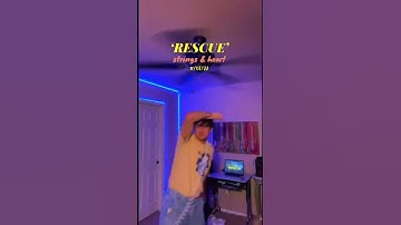 Thumbnail of our new single ‘RESCUE’ drops tomorrow!!! y’all ready??👀🔥