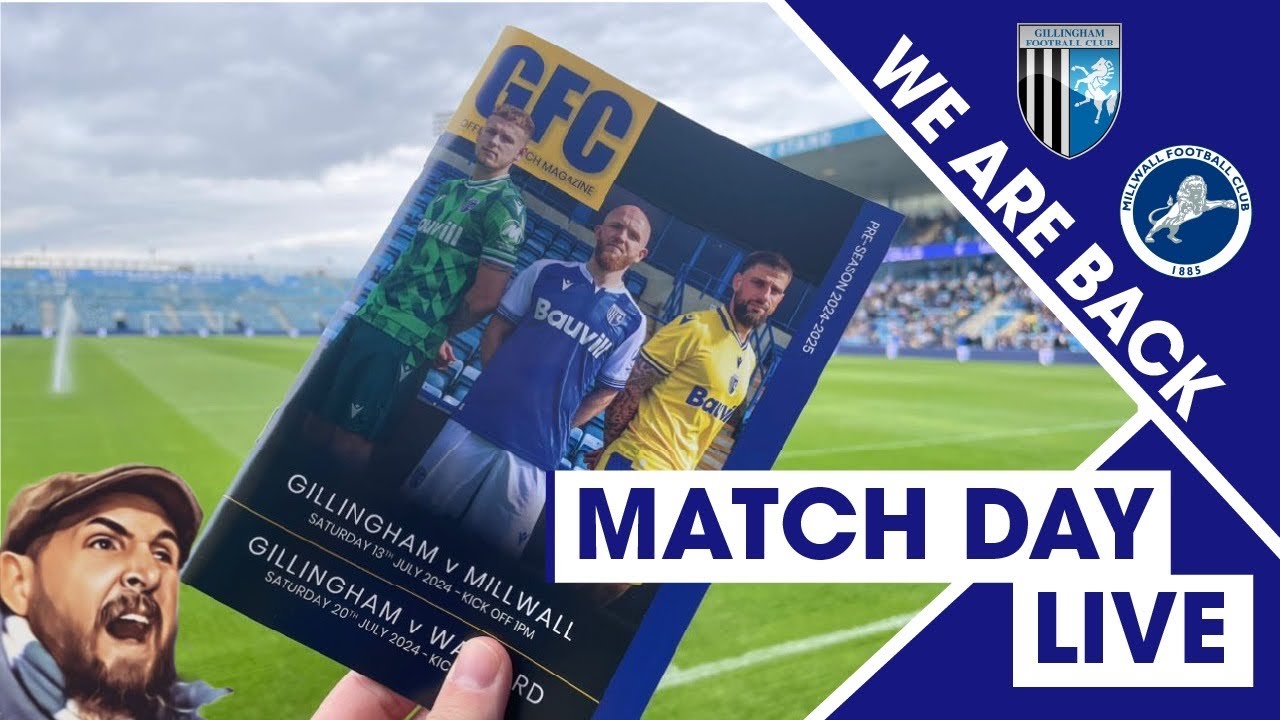 GITBTV, Match Day Live: Gills 0-0 Millwall, 13-07-24