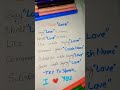 Can You Speak 🗣Love #shortsfeed #art #viralvideo #shorts