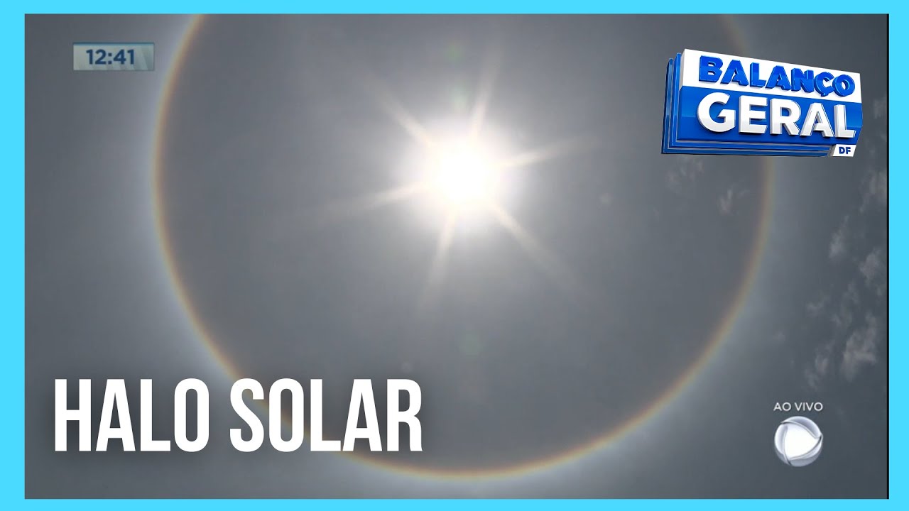 Halo Solar impressiona moradores em Goiás; entenda o fenômeno, Goiás