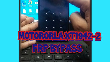 Motorola One Power XT-1942-2 Pattern unlock and Frp Bypass #motorola_XT1942_2_frp_bypass