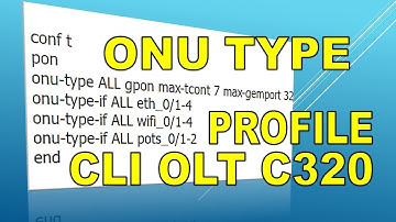 ONU TYPE PROFILE CLI OLT ZTE