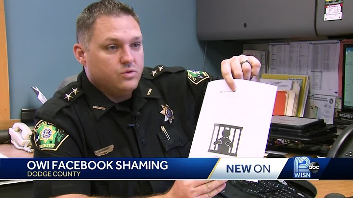Sheriff plans to shame OWI suspects with social media posts