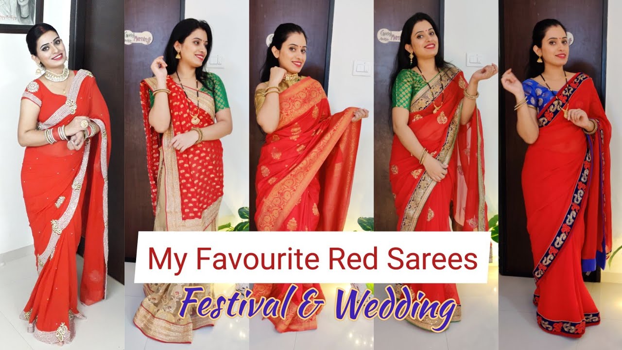 Top 156+ new red saree