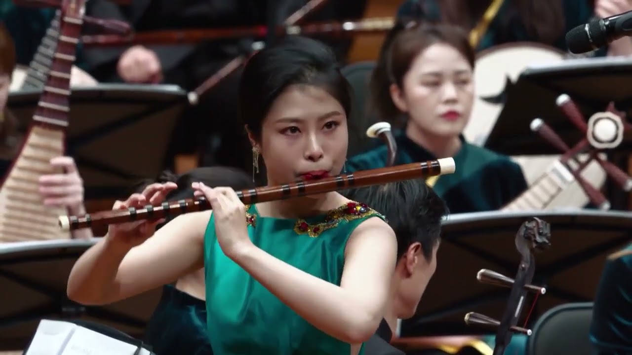 《陕北四章》第四樂章 ~ 鬧紅火  笛子協奏曲  笛子：吳雙   指揮：張列   南京民族樂團