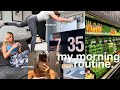 MY REALISTIC 7AM MORNING GYM ROUTINE | Leg workout &amp; food shop