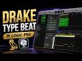 LOGIC PRO TUTORIAL | MAKING A DRAKE TYPE BEAT | BEAT MAKING BASICS
