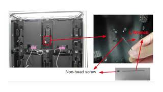 Samsung SMART LED Signage Installation Guide : Fine Tune Adjustment of LED Modules