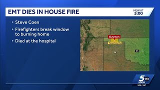 Guymon EMT dies after being rescued from house fire