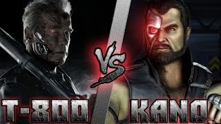 Терминатор (Т-800) vs KANO (Mortal Kombat) - Кто кого? [bezdarno]