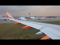 EasyJet A320 Landing at Edinburgh Airport & Taxiing + Funny Pilot on Intercom