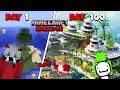 We Survived 100 Days on a Survival Island in Minecraft! @bhaijaanislive