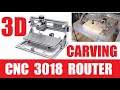 3018 CNC Router 3D carving test (BIG surprise) it was good ;-))