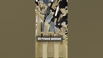 Letbricks.com Notre Dame Cathedral Model Animated Speedbuild | 8868+ Pieces | Blender Geometry Nodes