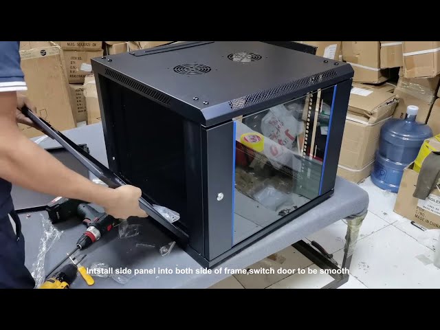 Complete Assembly Procesure for 9U Wall Mounted Network Cabinet (Single  Section) - YouTube