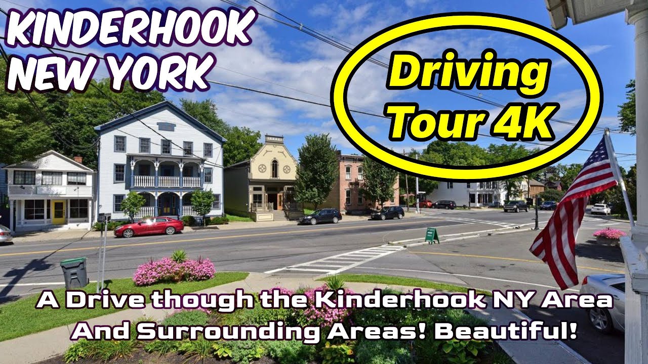 Kinderhook NY Route 9 and Surrounding Areas A Driving Tour [4k