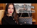 CHANEL CLASSIC FLAP UNBOXING [MEDIUM CAVIAR] - MY FIRST CHANEL BAG/CHIT CHAT♡