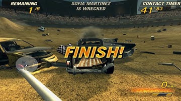 FlatOut 2 (2006) - Derby gameplay (PC Ultra 1080p 60fps)