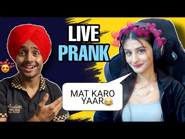 PRANK WITH @PAYALGAMING😍| FUNNY PUNJABI CONVERSATION By RAID | HARSHDEEP SINGH class=