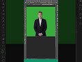 How to remove green screen  photoshop in minute shorts