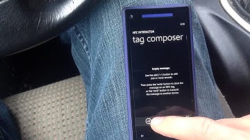 Windows Phone 8 NFC stickers