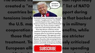 Trump’s “Naughty vs Nice” NATO List Explained | US-Iran War Strategy Revealed