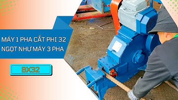Máy cắt sắt phi 32 | BX32 Hàn Quốc | Điện 220V, 1 Pha - Cắt Ngọt sắt phi 32 (CB500) chỉ trong 1 Giây