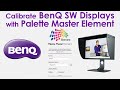 How to Calibrate BenQ SW Displays with Palette Master Element - Art Suwansang