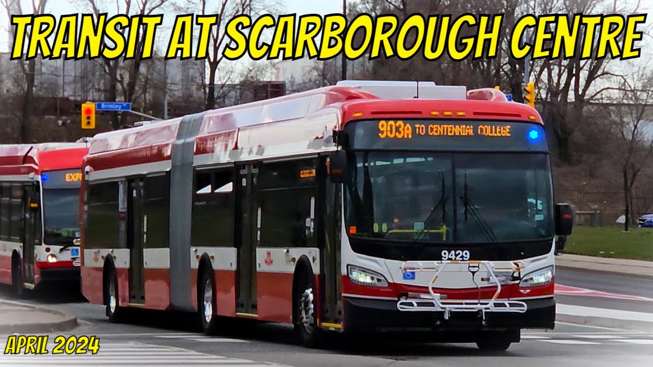 Transit at Scarborough Centre (April 2024)