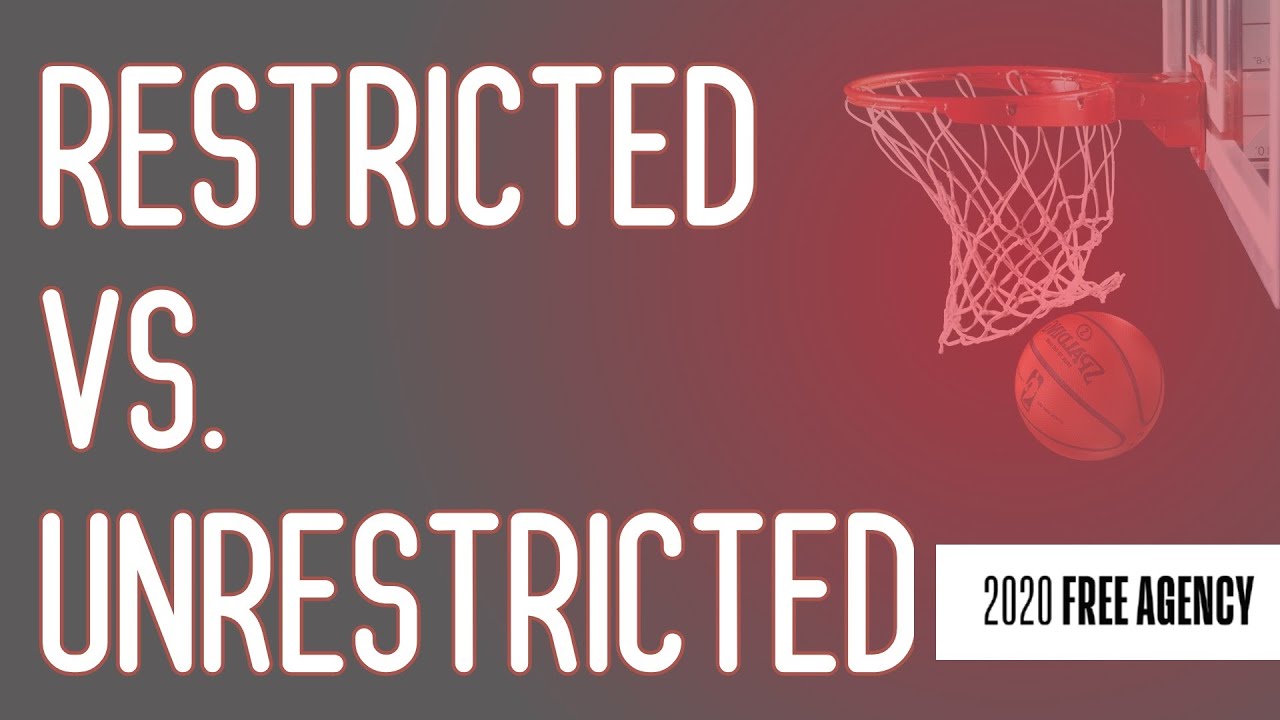 NBA Free Agency Restricted vs. Unrestricted Free Agent Defined YouTube