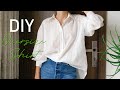 DIY Oversized Shirt | How To Make An Oversize Shirt