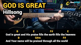 GOD IS GREAT - Hillsong (Tutorial Gitar dengan Lirik Chord)