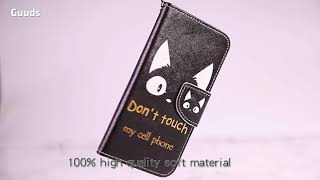 Guuds Video Painted PU Leather Cell Phone Wallet Case Cover Holster screenshot 3
