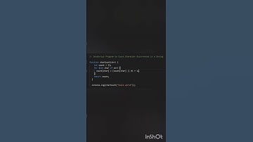 JavaScript Program to Count Character Occurrences in a String | Step by Step Explanation #js #coding