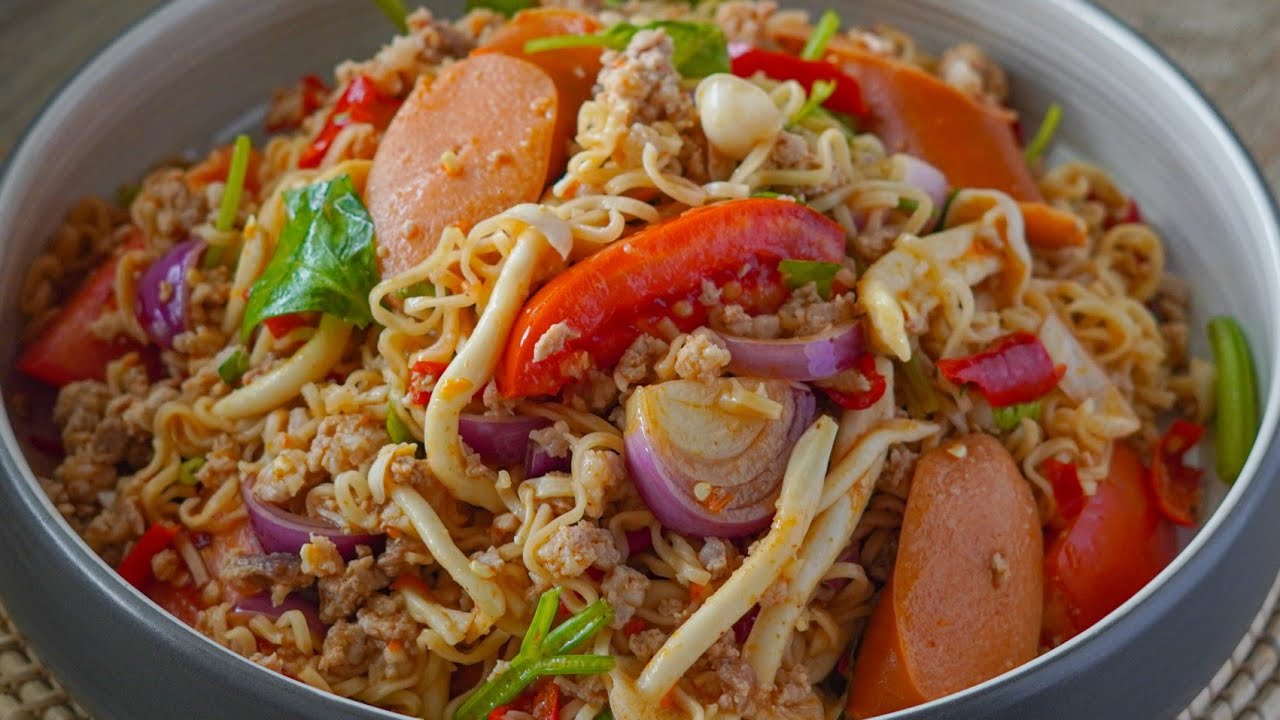 ချဥ်ငံစပ်အရသာနဲ့ စားလို့ကောင်းတဲ့ မာမားသုပ် အလွယ်ပြုလုပ်နည်း...👩🏻‍🍳🤤🍝