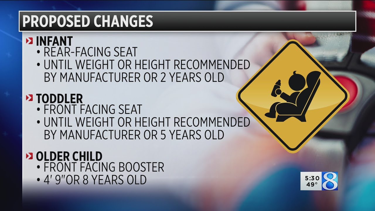 MI child safety seat law changes proposed YouTube