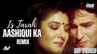 Is Tarah Aashiqui Ka | Remix | Dj Jits | Lyrics Video | Kumar Sanu | Imtihan | Saif Ali Kh | Raveena