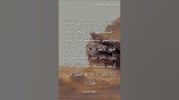 سورة التحريم آية 8  بصوت الشيخ ياسر الدوسري♥♥