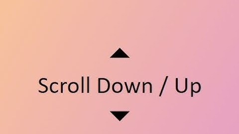 scroll detect tutorial on scratch
